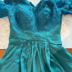 Aqua Green wedding dress NWT